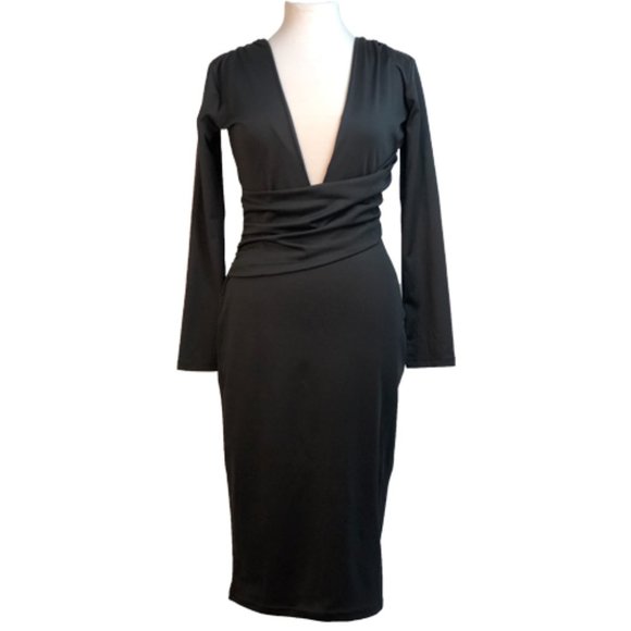 Black Cocktail Dress LBD (NEW) | FREE SHIPPING! - Picture 1 of 8